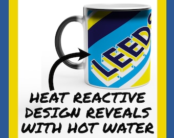Taza mágica reactiva al calor Leeds, taza de cerámica que cambia de color