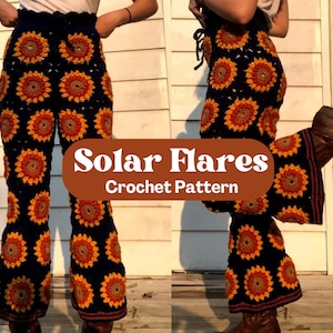 Crochet Solar Flares PDF Pattern image 1