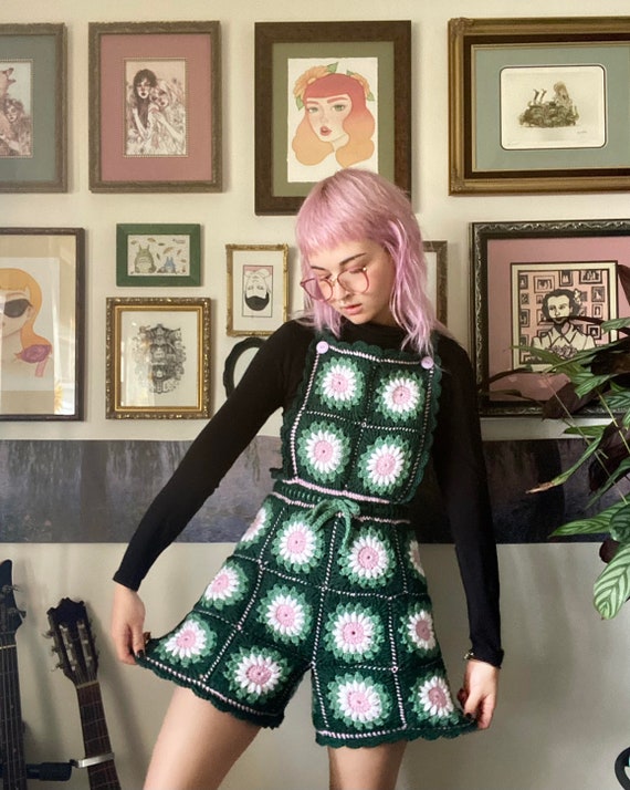 Floweralls - Crochet PDF Overalls Pattern - Etsy