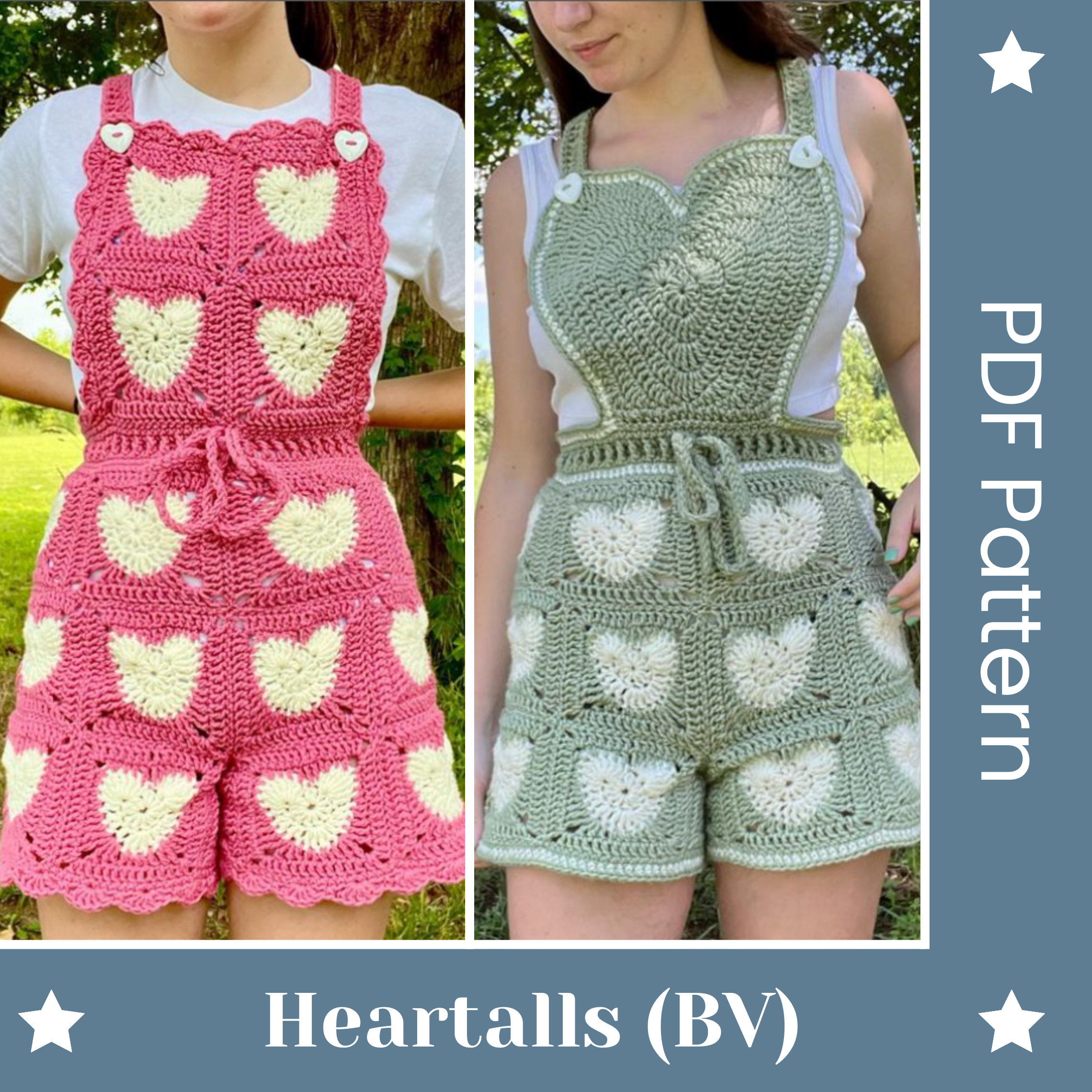 パンツ RONRON [SET] HEART CROCHET PATTERN FLEECE VEST & SHORTS SET] HEART CROCHET PATTERN FLEECE JACKET & SHORTS - RONRON 론론