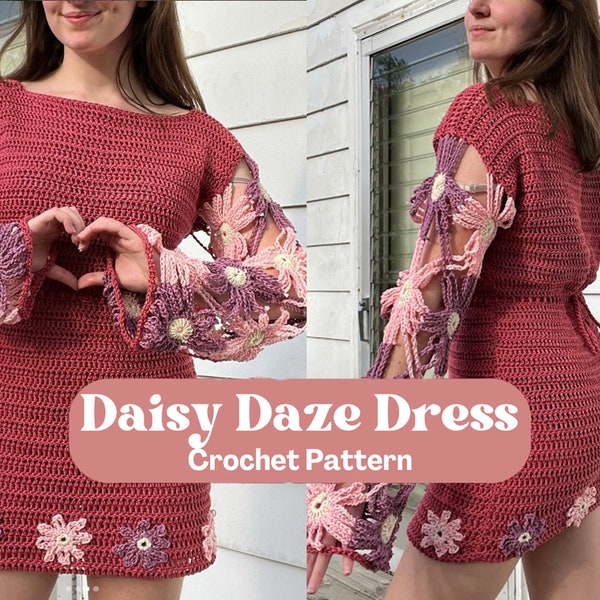 Crochet Daisy Daze Dress Pattern