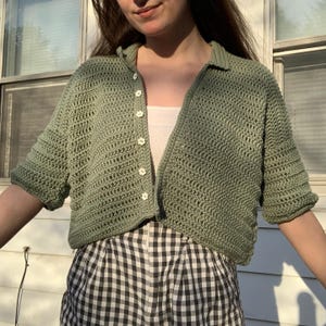 Countryside Cardigan - PDF mit einfachem Button-Up-Top-Muster