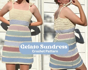 Crochet Gelato Sundress PDF Pattern