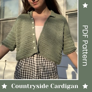 Crochet Countryside Cardigan PDF Pattern