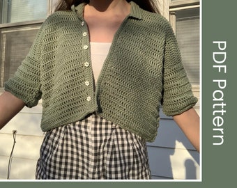Crochet Countryside Cardigan PDF Pattern