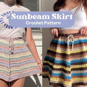 Crochet Sunbeam Skirt PDF Pattern