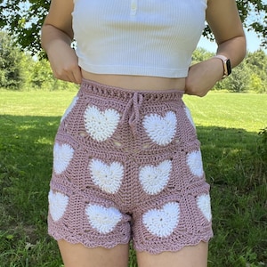 Sweetheart Shorts - Crochet PDF Pattern