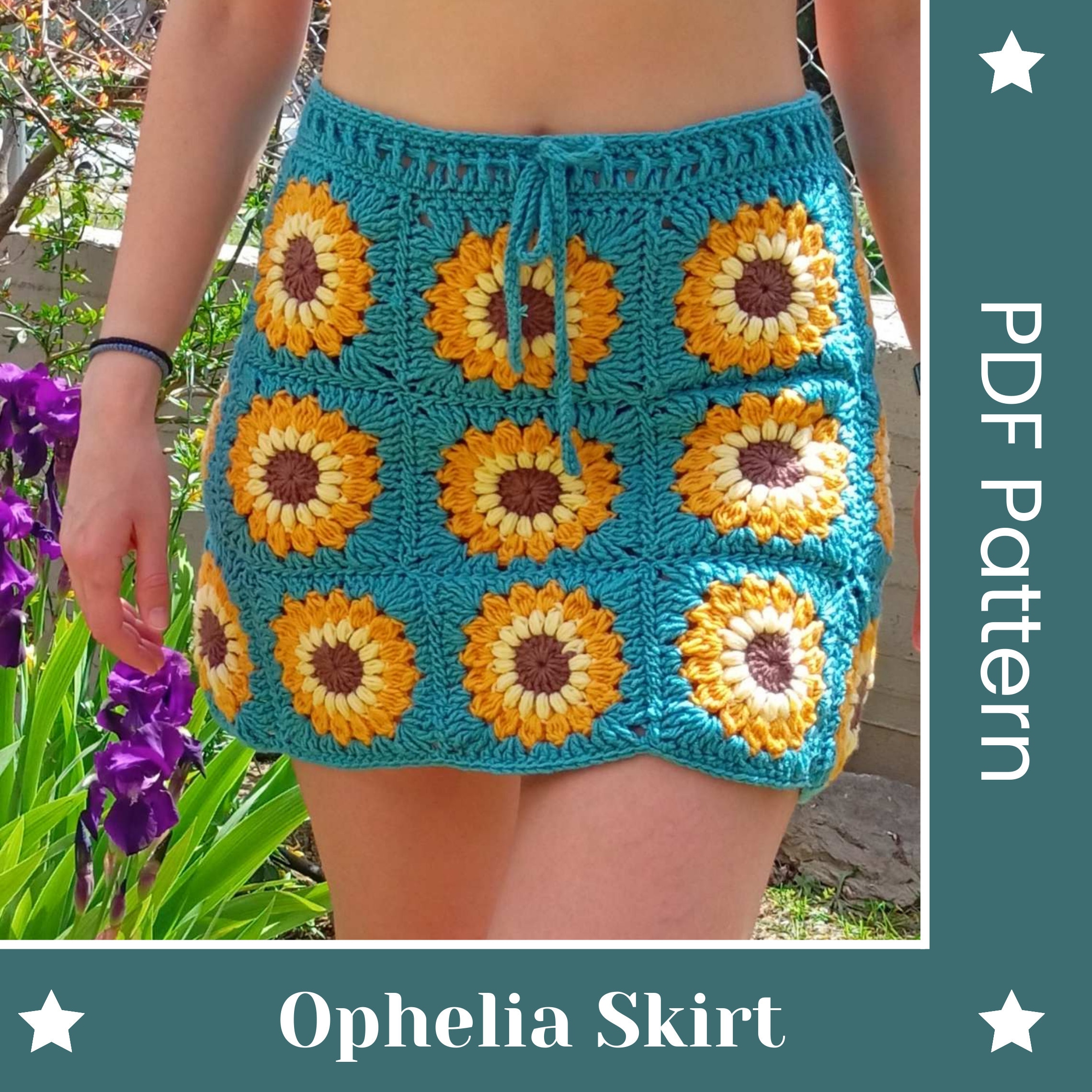 Crochet Ophelia Skirt PDF Pattern Etsy