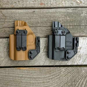 Fondina Kydex IWB: Springfield EMP, XD9, Hellcat, senza luce, TLR-7/A/X, Olight Baldr Mini