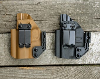 Fondina Kydex IWB: Springfield EMP, XD9, Hellcat, senza luce, TLR-7/A/X, Olight Baldr Mini