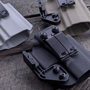 Soft lined, anti-scratch Kydex IWB holster for Glock 34/17/19/26/45/19x/23/32/22/31 inside the waistband holster, custom holster, felt lined