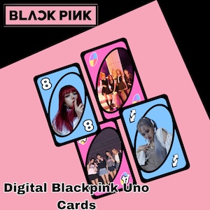 Cartes Blackpink Uno, jeu Kpop imprimable