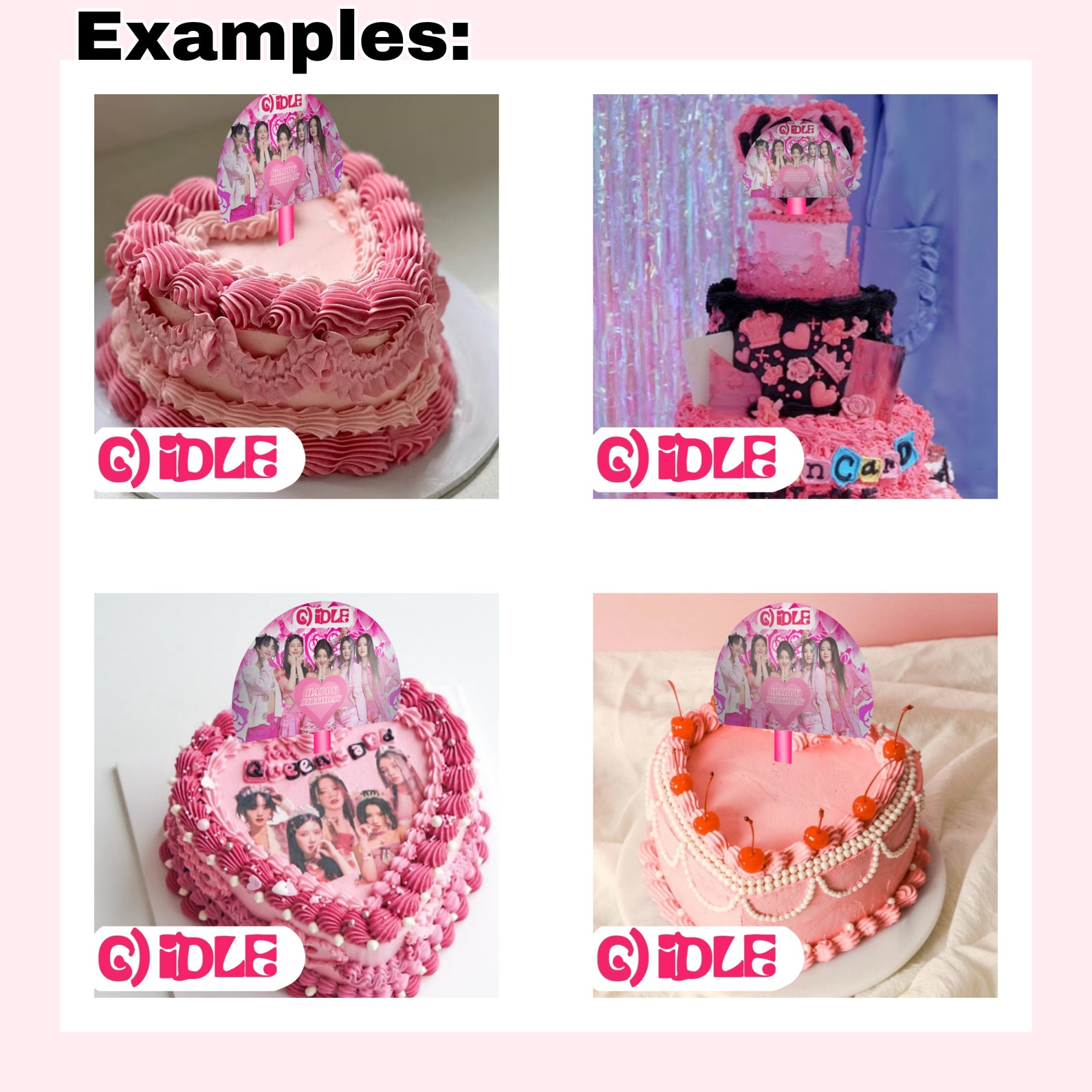 GIDLE Birthday Party Banner Decoration, Printable Kpop Birthday Banner