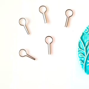 Brenndraht Brennhaken zum Töpfern hitzebeständiger Draht für Keramik Töpferdraht Anhänger Haken Anhänger Draht, Töpferwerkzeug