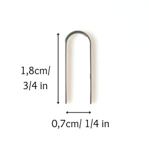 Firing wire, firing hook for pottery, heat resistant hooks for ceramics, pottery wire, ornament hook zdjęcie 3