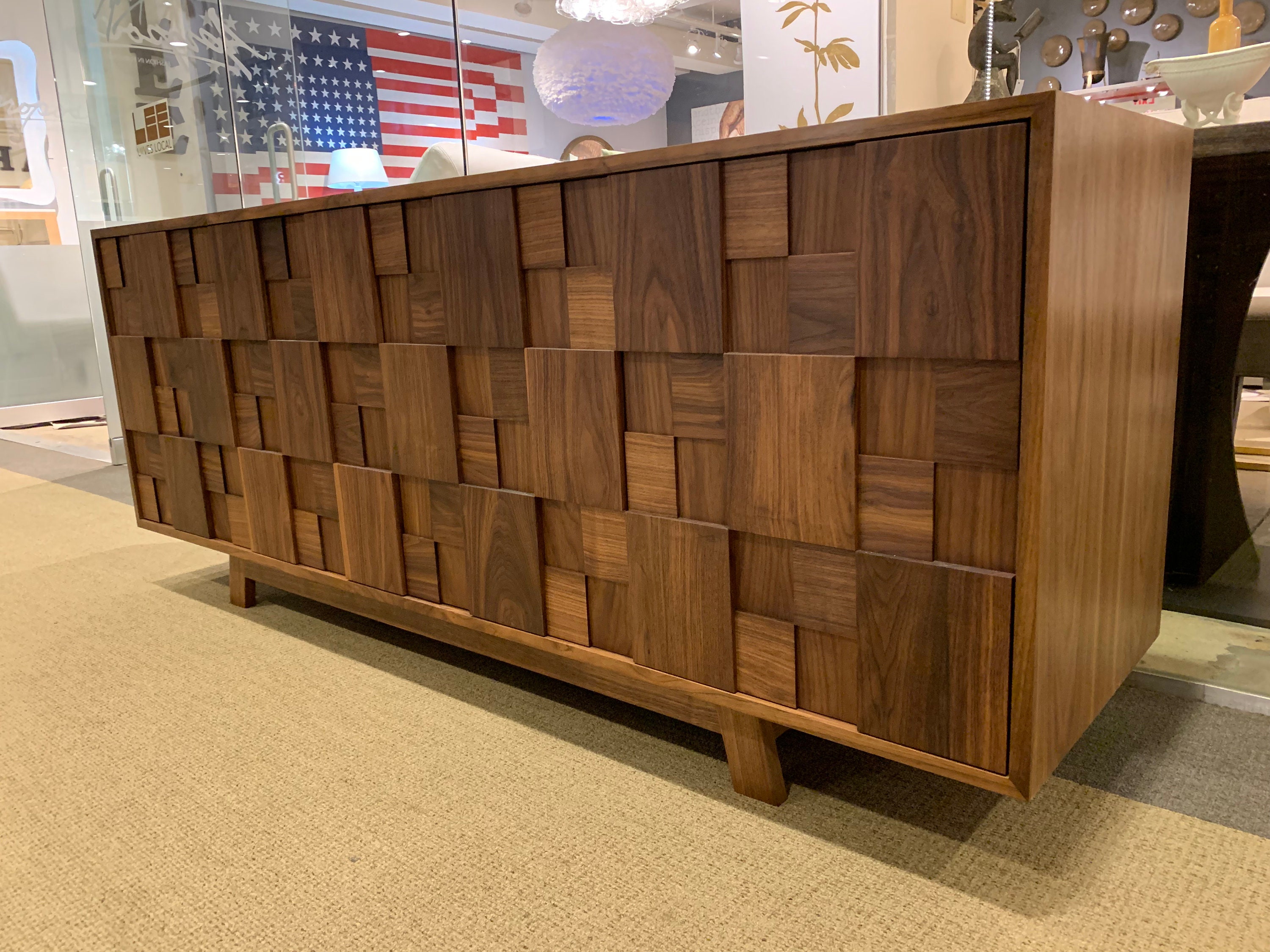 Walnut Credenza - Etsy