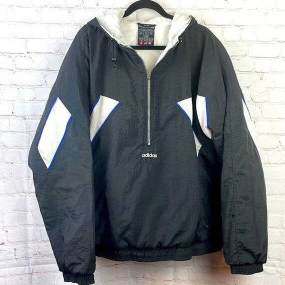 Vintage 90's Adidas pullover puffer anorak jacket… - image 1