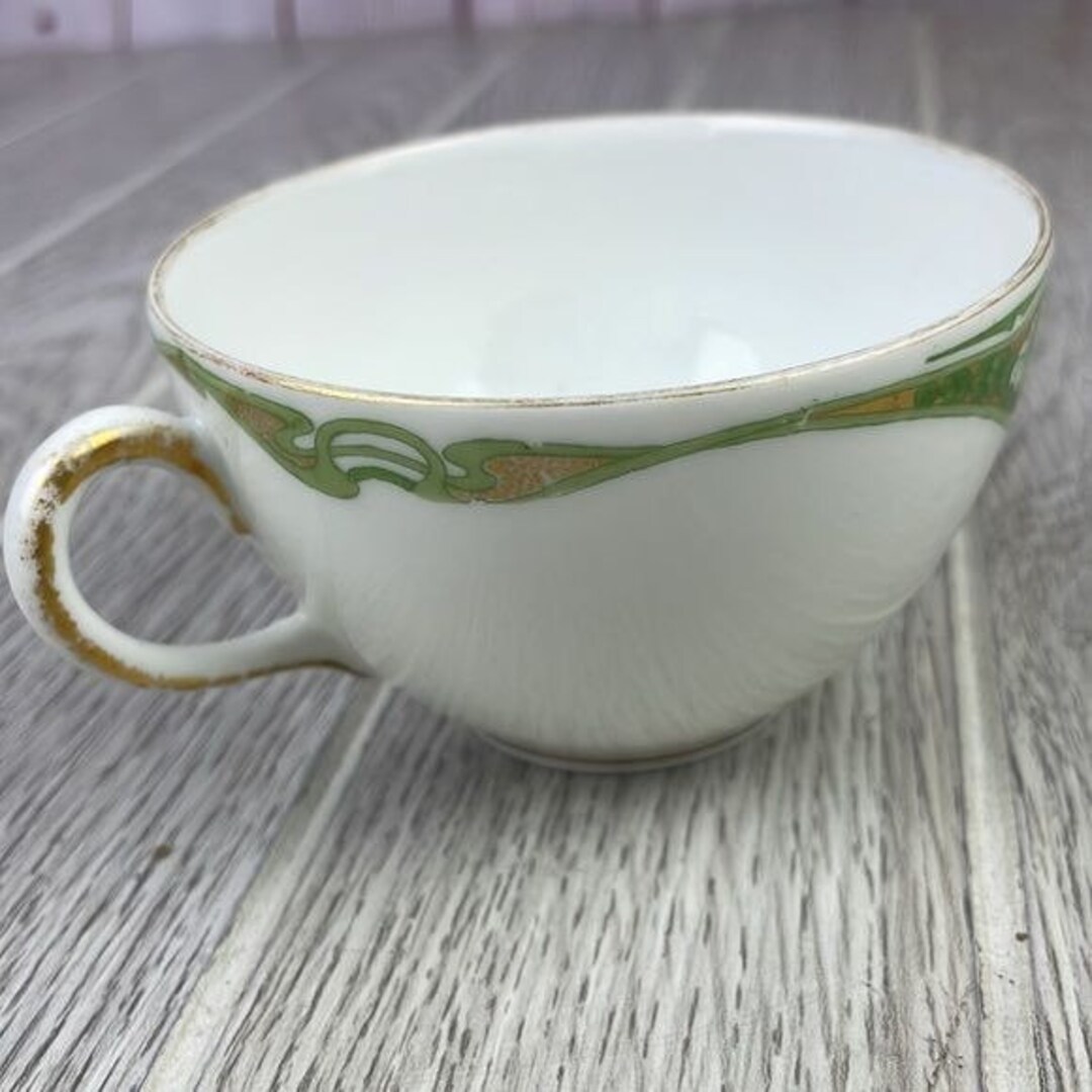 Antique GDA France Limoges Porcelain China Teacup Hand Etsy