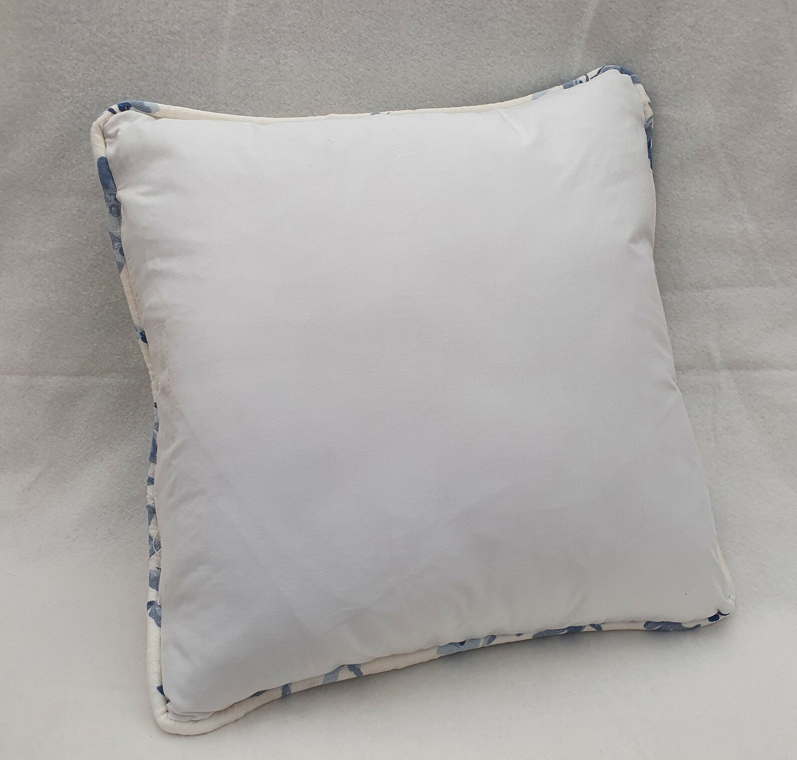 Blue and White Square Cushion Cover Etsy