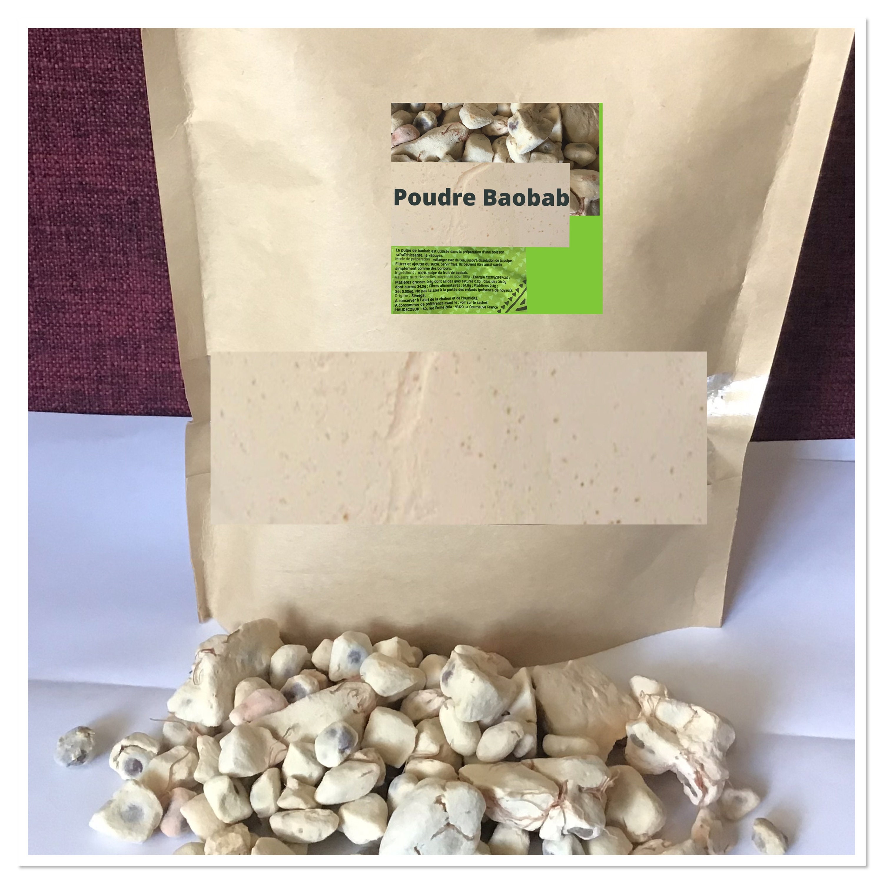 Poudre Baobab 100% Naturel Perte de Poids , Vitamine C
