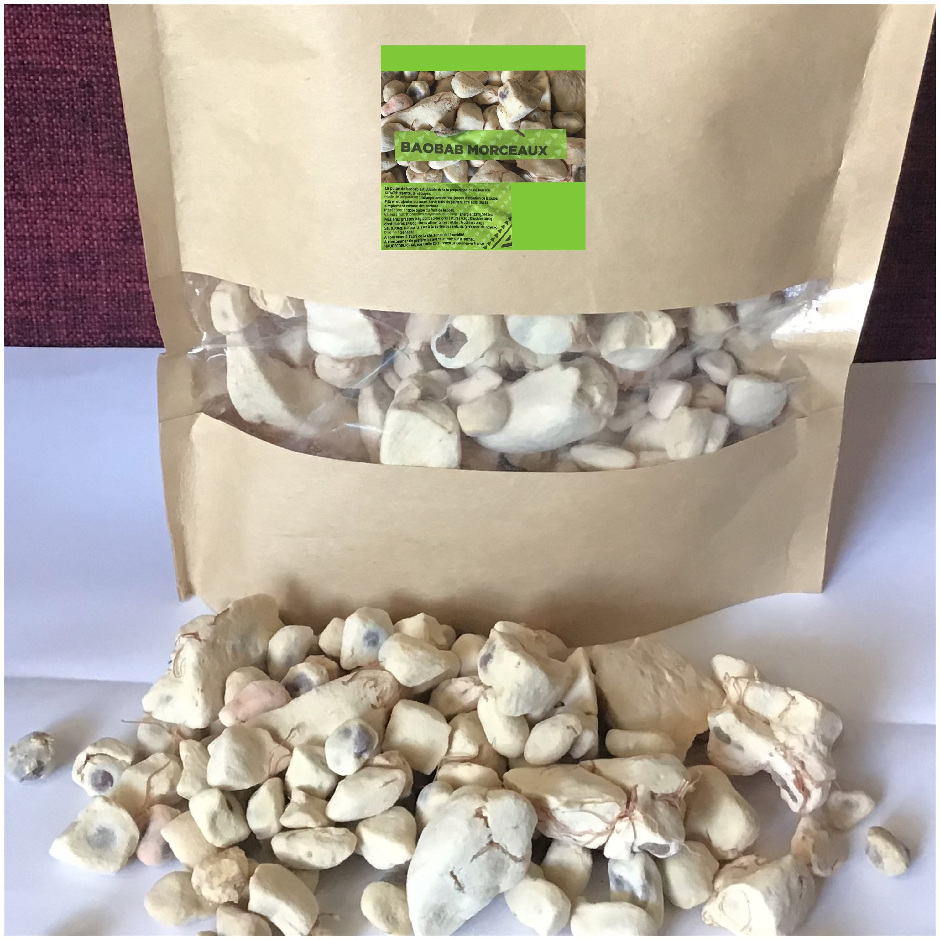 Baobab en Morceaux , Graines Baobab