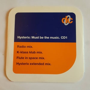 Hysterix: Must Be The Music Cd 1 Single