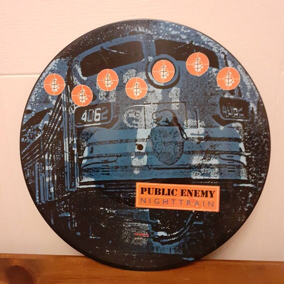 PUBLIC ENEMY レコードセット Public Enemy 12 Inch Picture Disc Night Train/ More News at 11 - Etsy