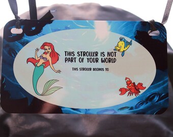 Part Of Your World Stroller Tag Sign