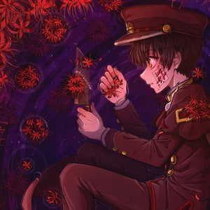No. 7 Hanako-Kun Spider Lily Print