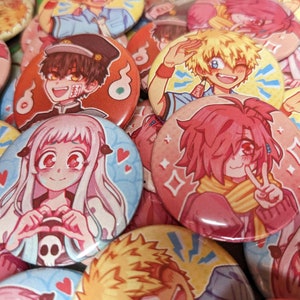 Toilet Bound Hanako-Kun 1.5 inch Buttons