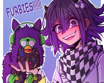 Kokichi Ouma Long Furby Print