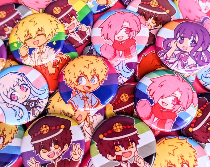 4x Hanako Kun Abzeichen - Anime Figuren Pins Für Cosplay