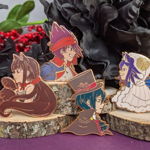 Danganronpa V3 Halloween Enamel Pins (Kokichi, Shuichi, Kaito, & Maki)