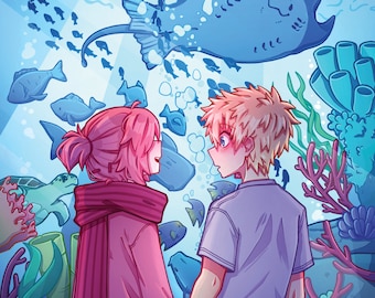 Mitsukou Aquarium Print