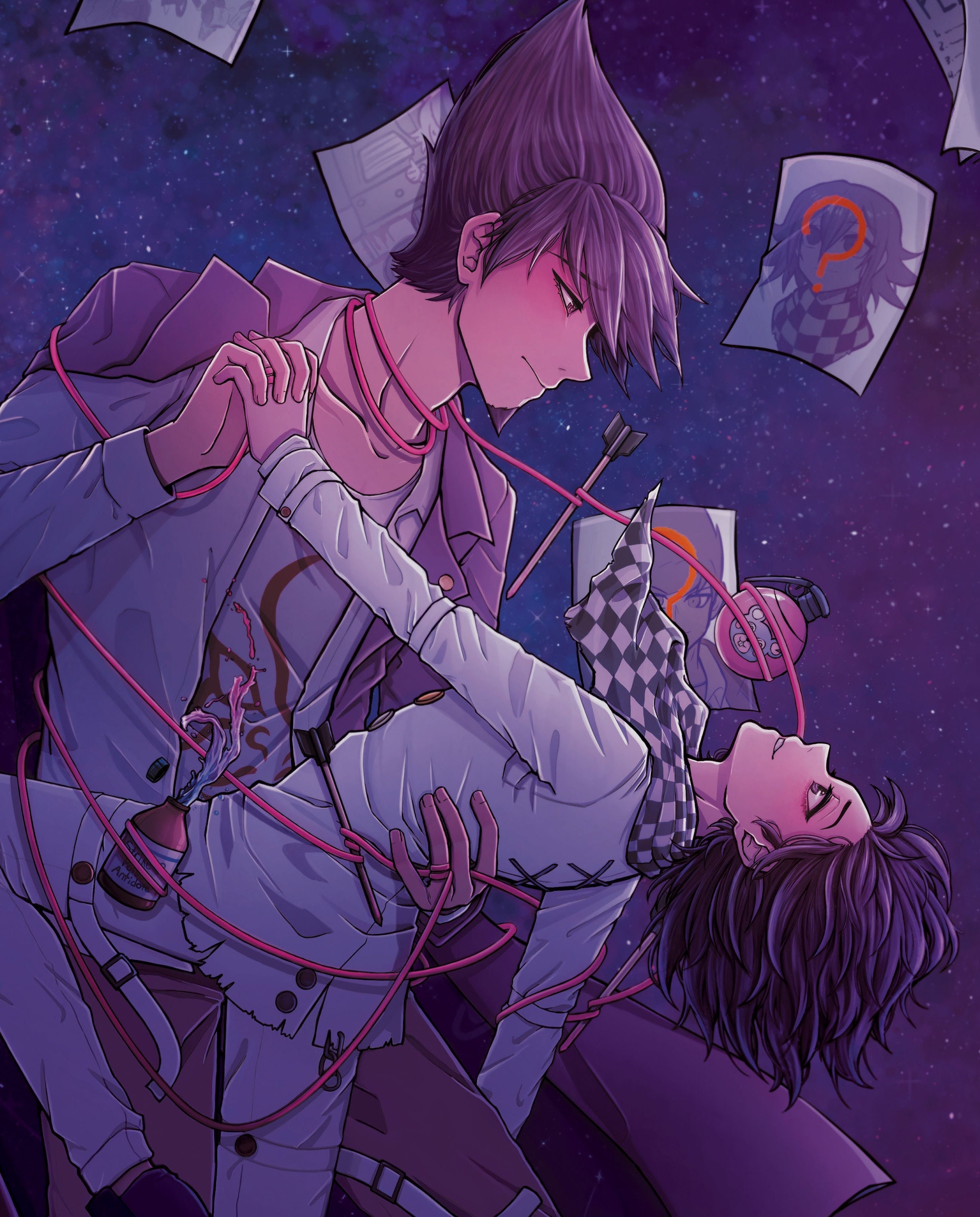 Oumota Pink String of Fate Print