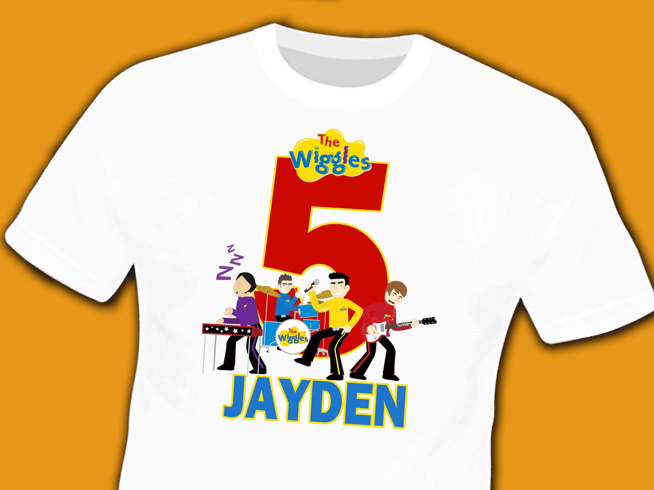 The Wiggles Iron on Transfer Design for your DIY Birthday Etsy