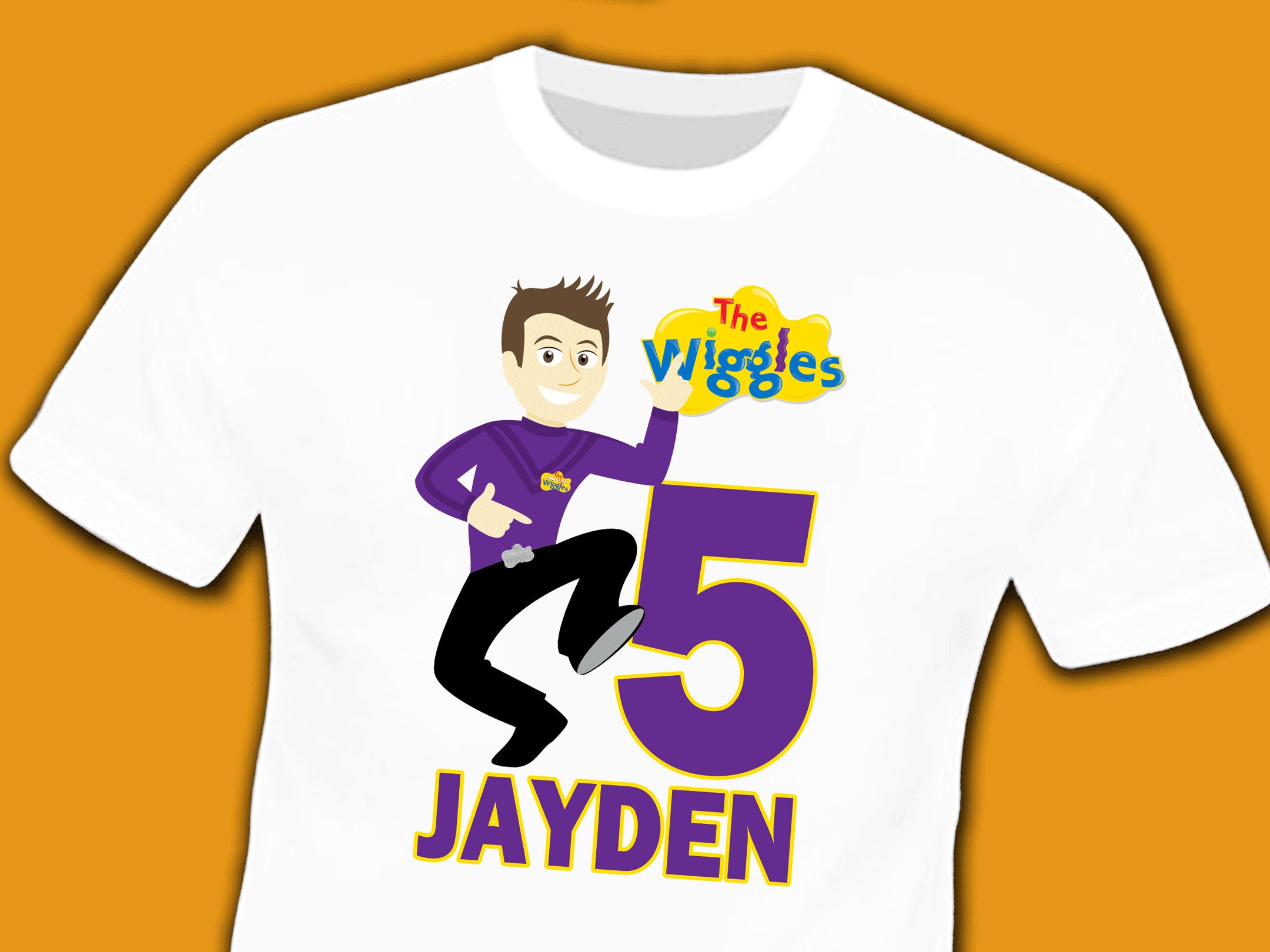 The Wiggles Iron on Transfer Design for your DIY Birthday Etsy