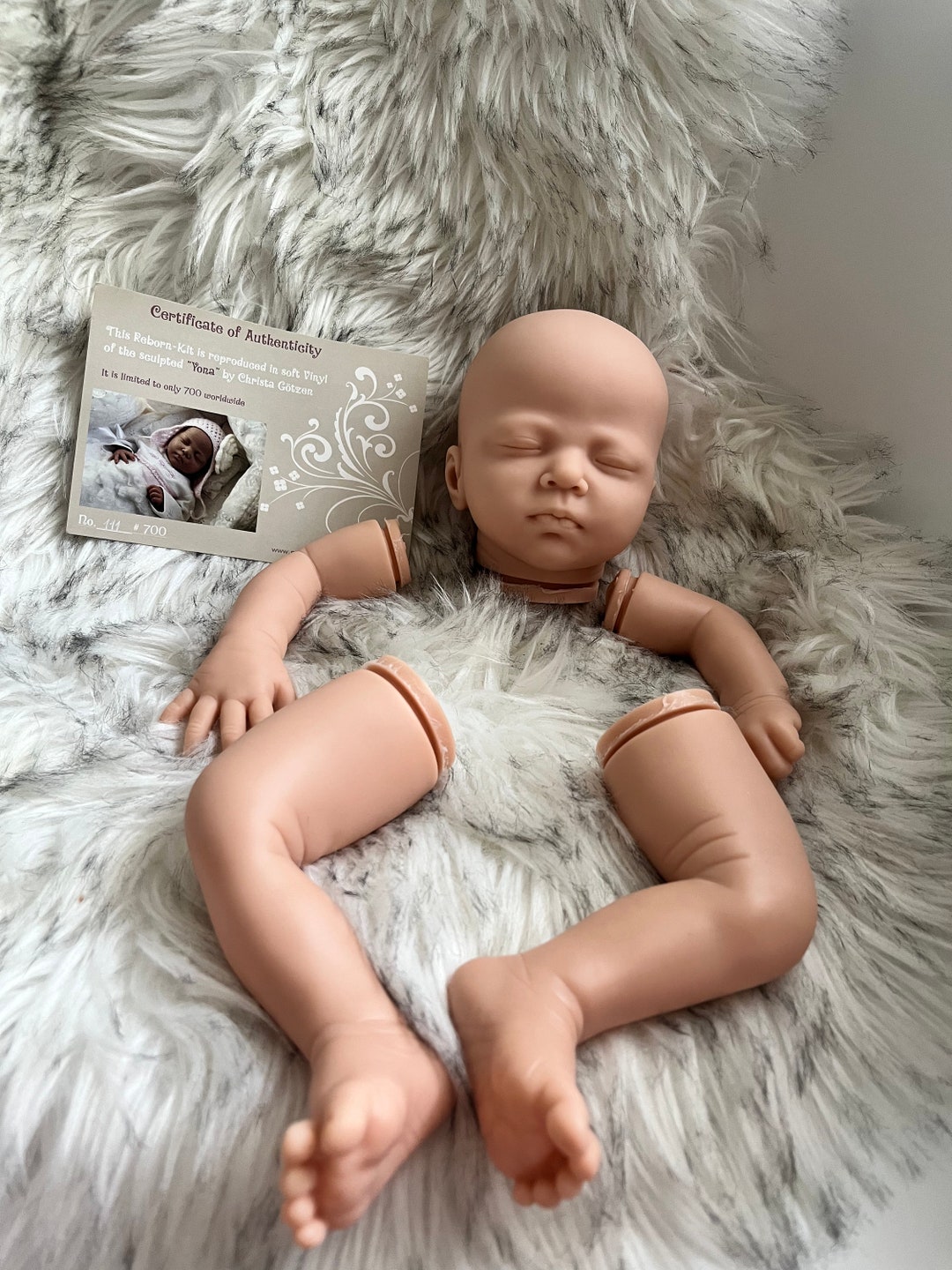 SOLE Yona by Christa Gotzen Doll Kit for Reborning Etsy