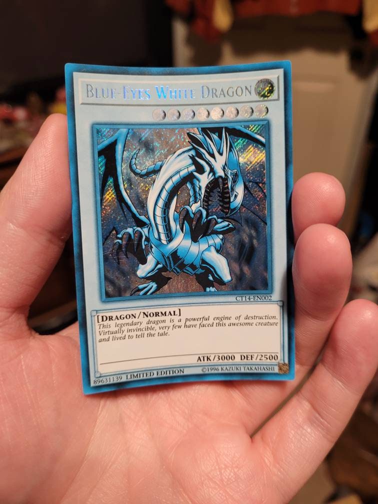 blue eyes white dragon ghost rare