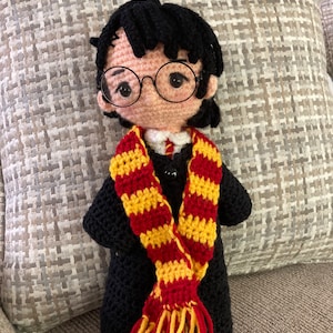 Crochet wizard doll