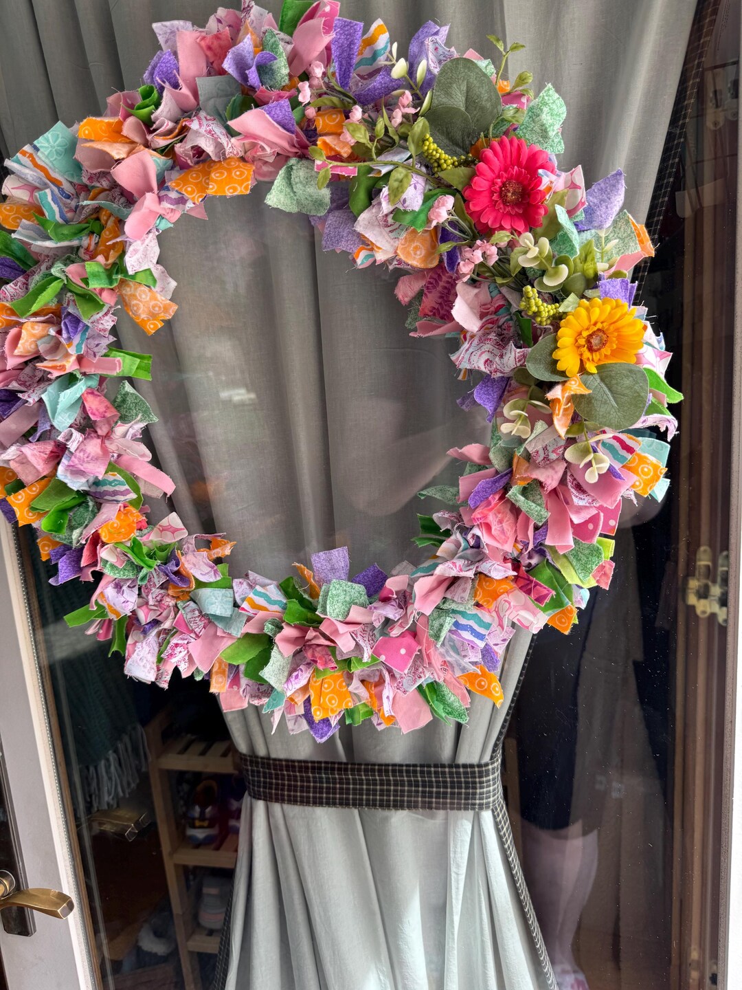 Summer Rag Wreath Patterns Summer Rag Wreath - Etsy