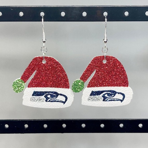 Seattle Seahawks Earrings / Christmas 