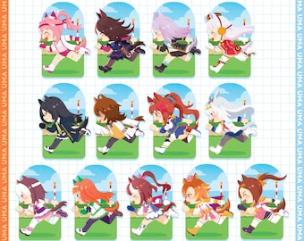 Umamusume inspiriert Acrylanhänger
