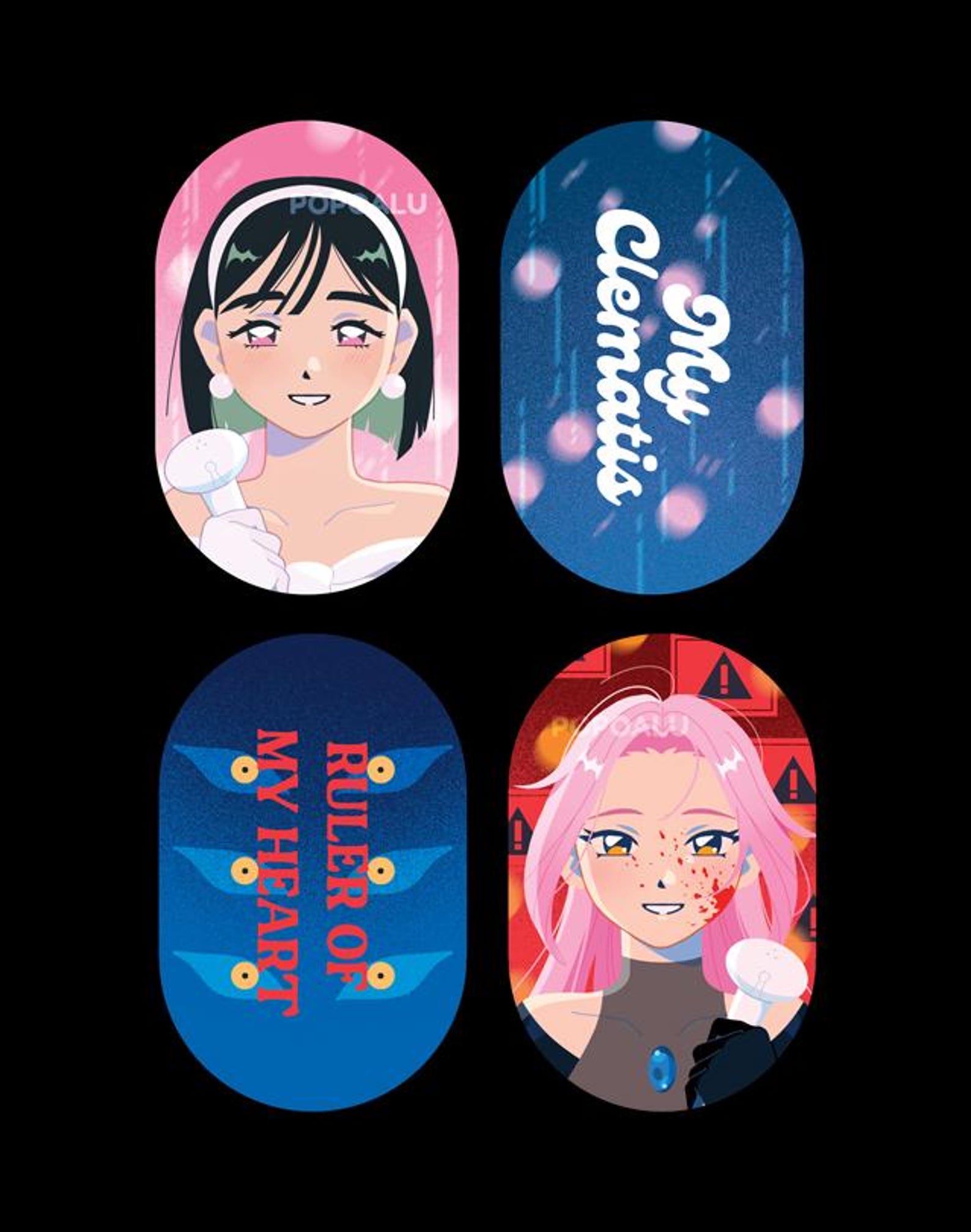 Alien Stage Character Acrylic Charms - Etsy