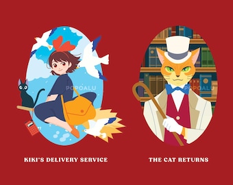 Ghibli Character 3D layered Charms [PREORDER]