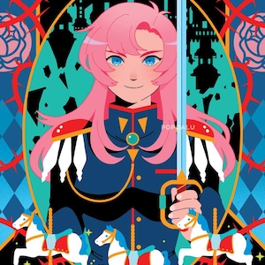 Revolutionary Girl Utena Artwork Prints