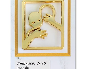 Embrace Enamel Pin