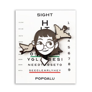 Sight Enamel Pin