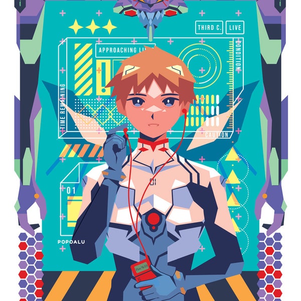 Evangelion Inspired Children Prints