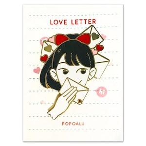 Broche de carta de amor